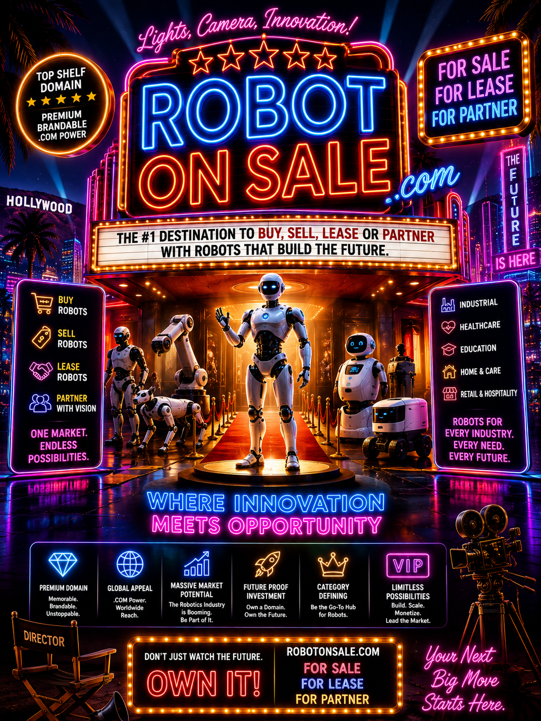 RobotOnSale.ca for sale, for lease, for partner